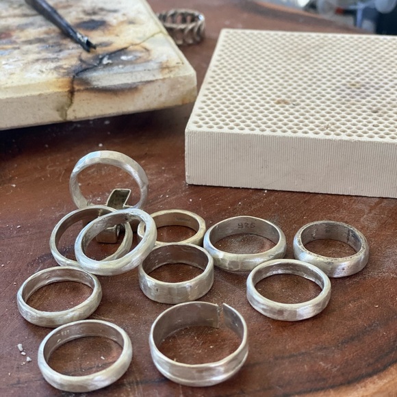 Set of 2 handmade rings. *RUSTIC LUXE* - Picture 14 of 16